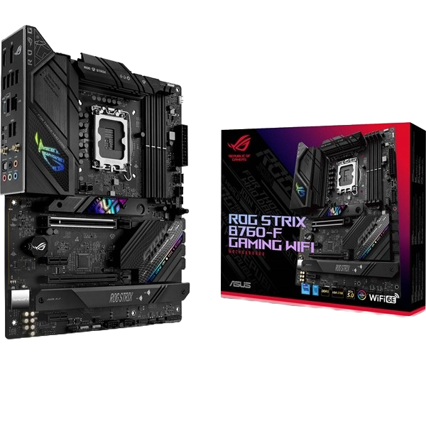 ASUS ROG Strix B760-F Gaming WiFi ATX Motherboard for Intel Socket 1700 CPUs